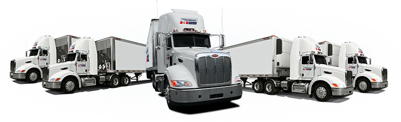 CW Henderson Distribution fleet of trucks